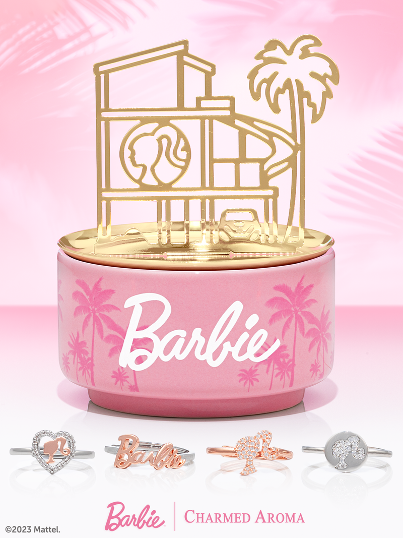 Barbie™ Dream House Candle + Jewelry Tray - Adjustable Ring Collection