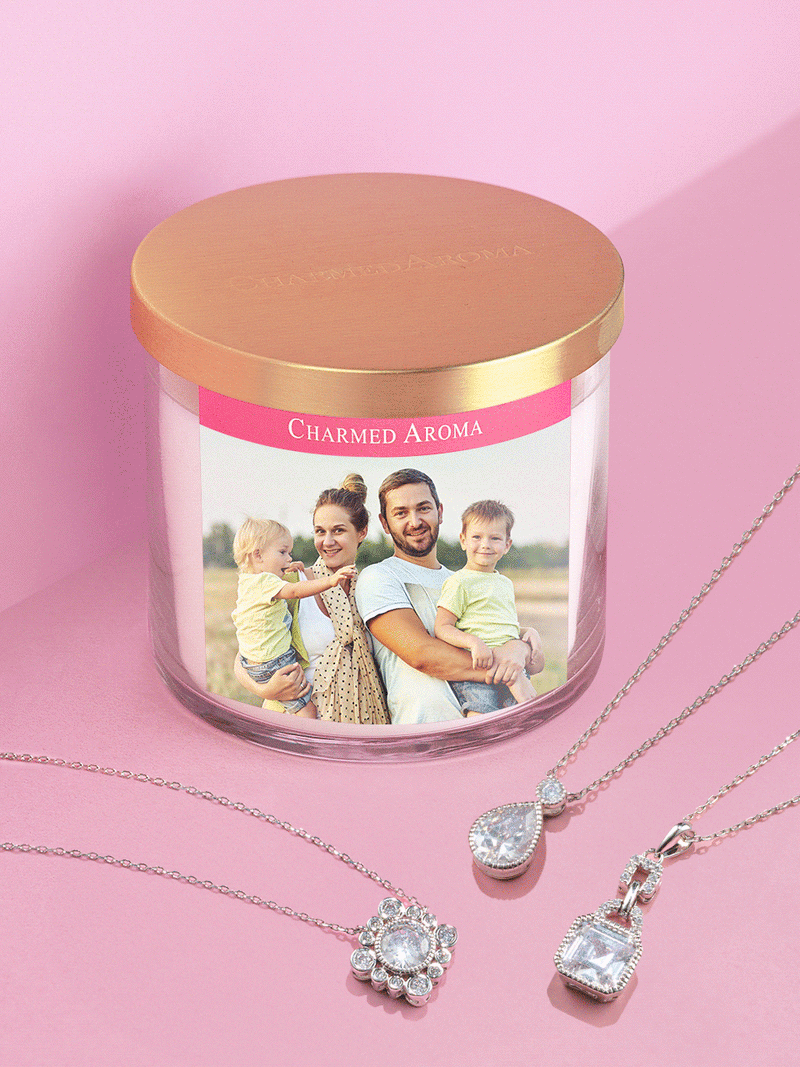 Personalized Necklace Candle