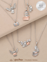 Harry Potter™ Hedwig Candle + Jewelry Tray - 925 Sterling Silver Hedwig Necklace Collection