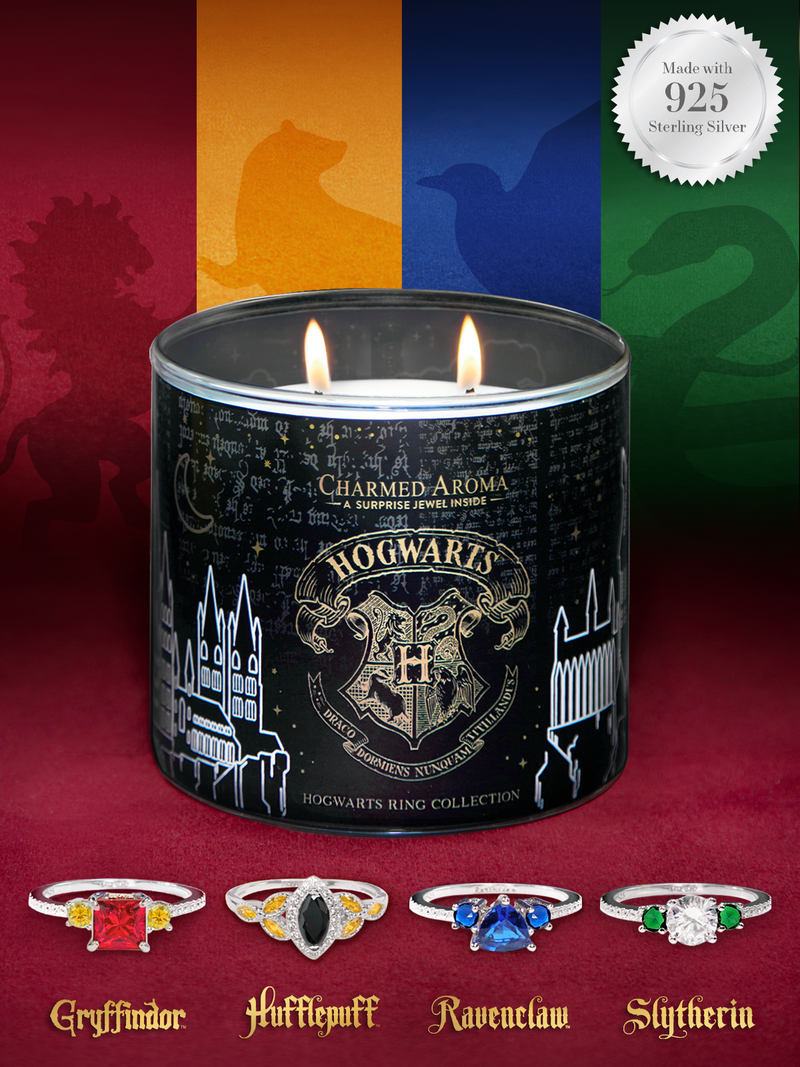 Harry Potter Hogwarts Candle - Hogwarts House Ring Collection