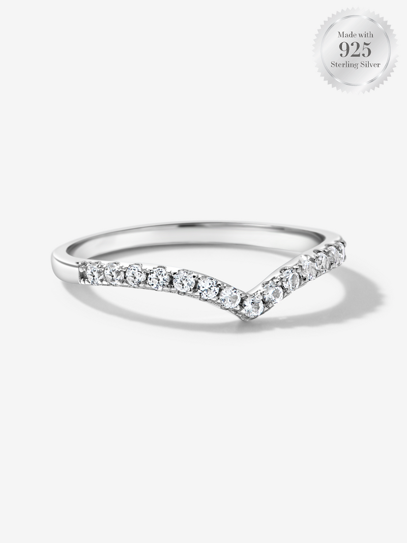 Pavé Wishbone Ring