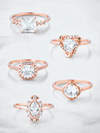 Rose Gold Candle - Rose Gold Ring Collection